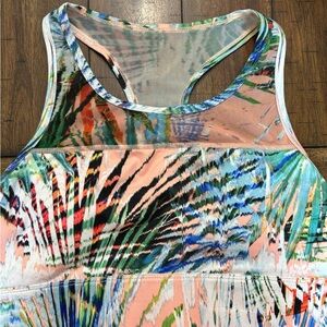 Fabletics Multicolor Abstract Tank Top